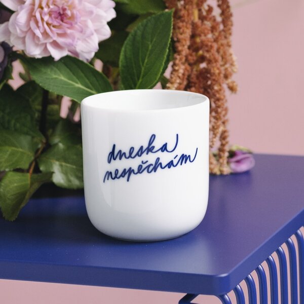 Porcelánový hrnek Dneska nespěchám 270 ml