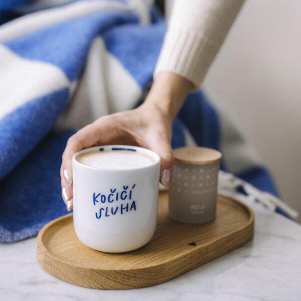 Porcelánový hrnek Kočičí sluha 270 ml