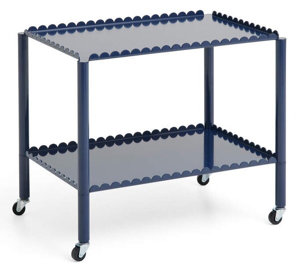 HAY Servírovací stolek Arcs Low, steel blue
