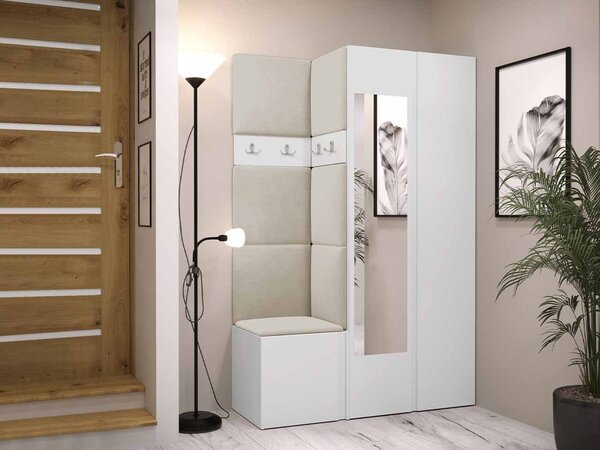 Předsíň Tavasz XXVI, Barva: ořech warmia / ořech warmia + černá, Barva látek:: Polo 894 5903211548413