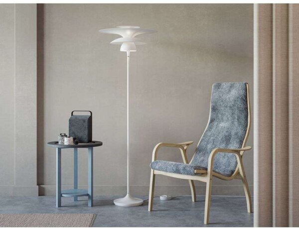 Stojací Lampa Belid, Bílá, Obývací pokoj, Kov