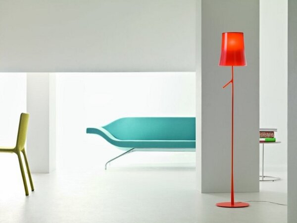 Stojací Lampa Foscarini, Černá, Obývací pokoj, Kov