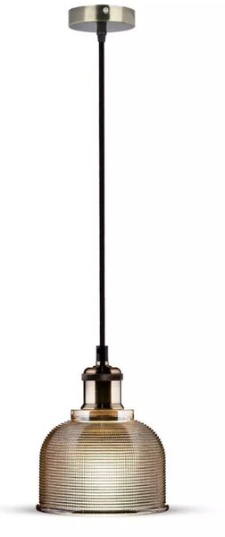 LED Solution Skleněný Amber lustr pro žárovku E27 Ø145mm 3732