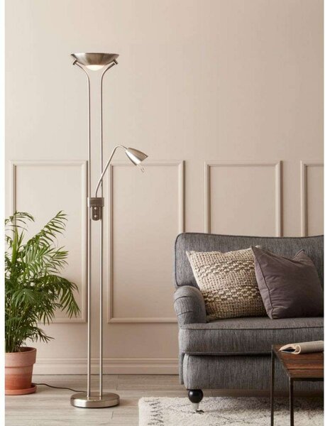 Stojací Lampa Markslöjd, stmívatelné, Metalická, Obývací pokoj, Kov