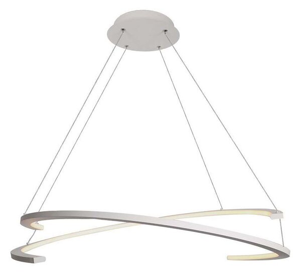LED Solution Bílé závěsné LED svítidlo designové 84cm 48W stmívatelné Barva světla: Denní bílá 14987