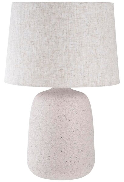 Nordic Living Béžová keramická stolní lampa Croft