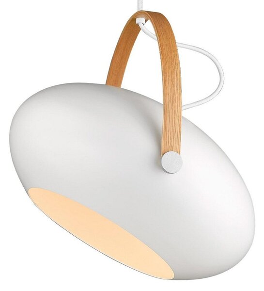Závěsná svítidlo Halo Design, Bílá, Jídelna, Sklo