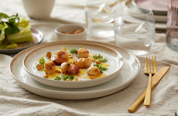 BITZ Béžový kameninový talíř Gastro 21 cm