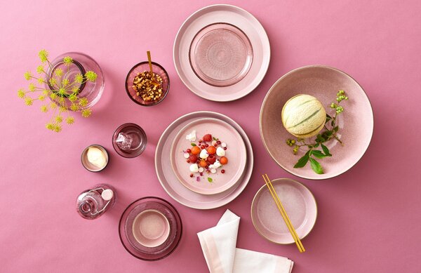 -25 % Dny MOMENTI– BITZ Růžový kameninový talíř Gastro 21 cm