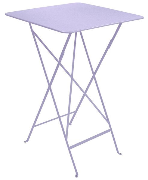 Fialový kovový skládací bistro stůl Fermob Bistro 71 x 71 cm