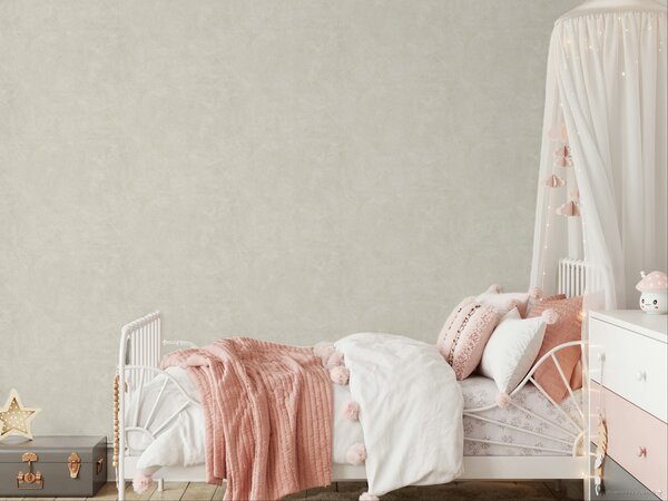 Luxusní vliesová tapeta na zeď, béžová, štuková omítka, Z15539, Mini Trend, Zambaiti Parati