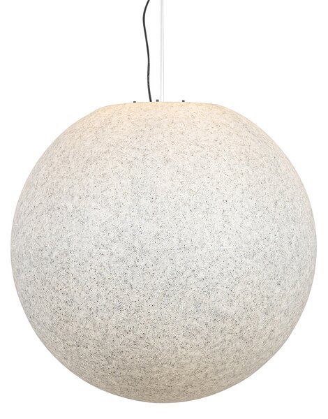 Chytrá venkovní lampa šedá 77 cm IP44 vč. Wifi A60 - Nura