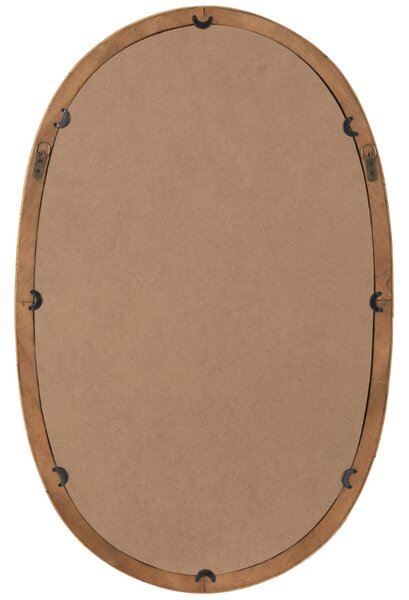 Ratanové závěsné zrcadlo J-line Ulio 95 x 61,5 cm