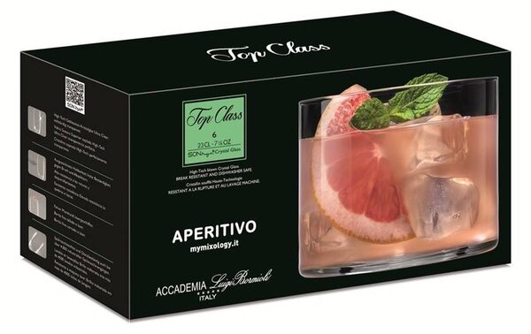 Luigi Bormioli sklenice Top class Aperitivo 230 ml 6 ks