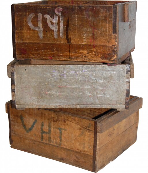 Originální stará dřevěná krabice