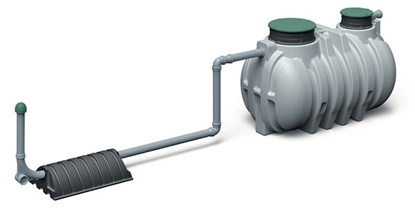 Potrubí pro podzemní nádrž na dešťovou vodu Unground Pipe RD-2000 (Příslušenství k nádržím na vodu)