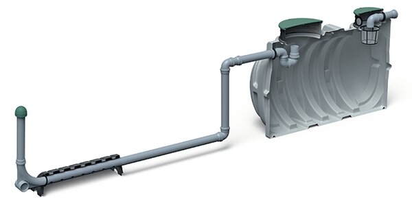 Potrubí pro podzemní nádrž na dešťovou vodu Unground Pipe RD-2000 (Příslušenství k nádržím na vodu)