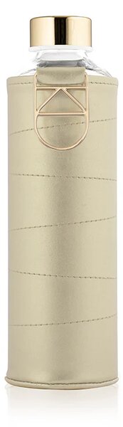Skleněná lahev s obalem z umělé kůže EQUA Golden 750 ml