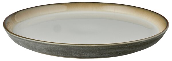 BITZ Béžovo-šedý kameninový talíř Gastro 27 cm