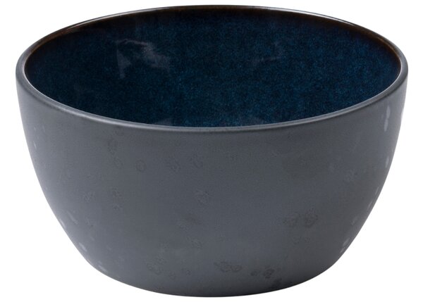 BITZ Tmavě modrá kameninová miska Lunara 14 cm