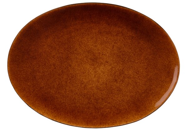 -25 % Dny MOMENTI– BITZ Jantarově hnědá kameninová servírovací mísa Salia 45 x 34 cm