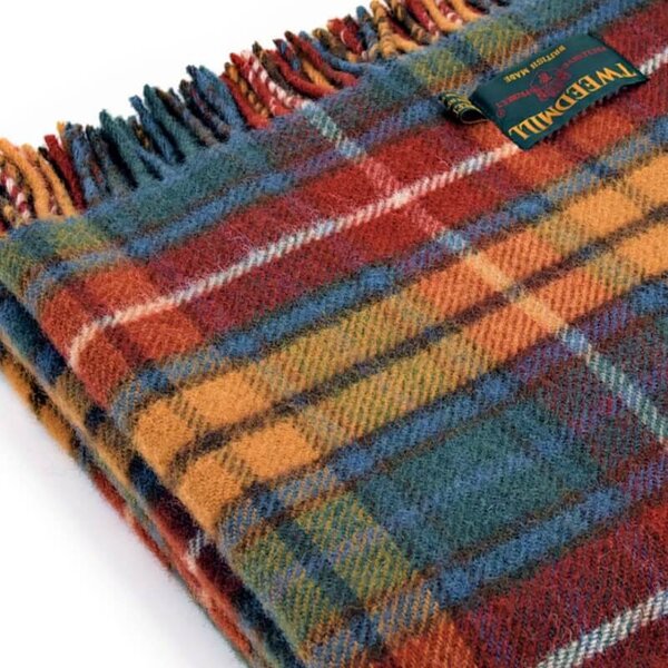 Vlněná deka Tartan Antique Buchanan 183 x 150 cm Tweedmill