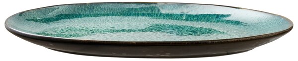 BITZ Zelená kameninová servírovací mísa Salia 36 x 25 cm