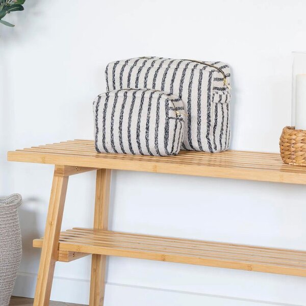 -25 % Dny MOMENTI– Nordic Living Set dvou béžově-hnědých toaletních taštiček Nada