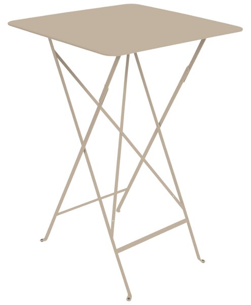 Muškátově šedý kovový skládací bistro stůl Fermob Bistro 71 x 71 cm
