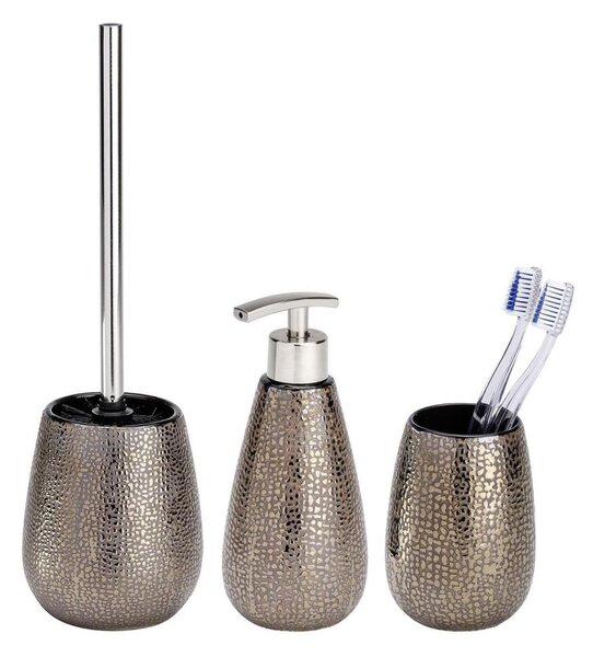 WENKO 69109800 - Koupelnový set MARRAKESH 12,5x41 cm hnědá
