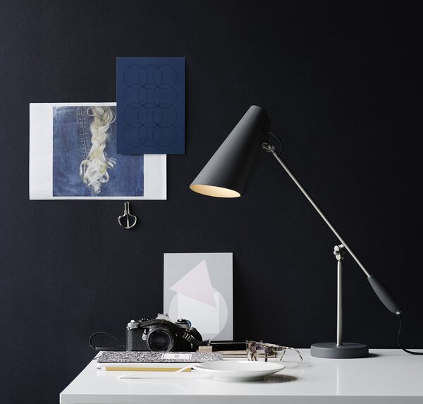 Northern designové stolní lampy Birdy Table - černá/mosaz