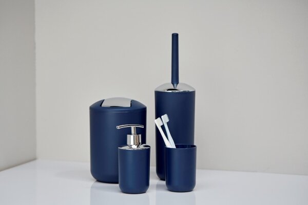 WENKO 22522100 - WC štětka BRASIL 10x37 cm modrá/lesk. chrom