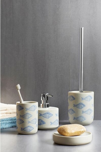 WENKO 24313100 - WC štětka AQUAMARIN 10x40 cm béžová