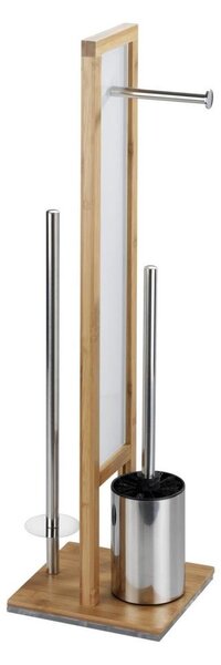 WENKO 24391100 - WC kartáč RIVALTA 18x70 cm hnědá/bílá/černá