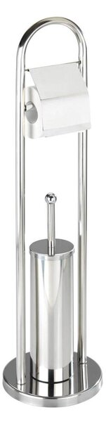 WENKO 16993100 - WC souprava VASTO 22x81 cm nerez/stříbrná