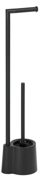 WENKO 23804100 - WC štětka AVOLA 13x70 cm nerez/černá