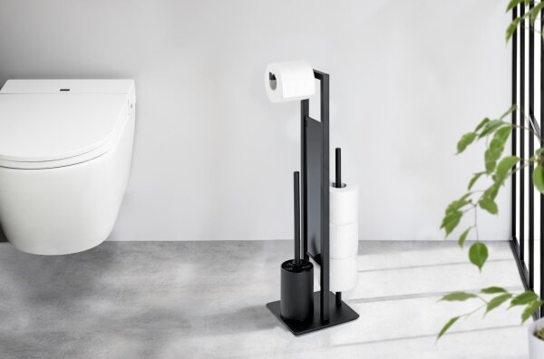WENKO 23708100 - WC kartáč RIVALTA 18x70 cm černá