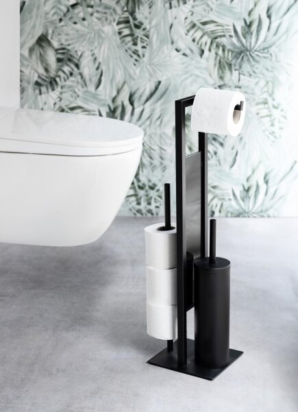 WENKO 25400100 - WC štětka RIVALTA 18x70 cm černá