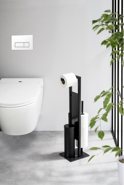 WENKO 25400100 - WC štětka RIVALTA 18x70 cm černá