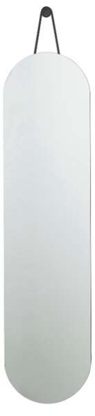 Zone Denmark Černé závěsné zrcadlo A-Collection 120 x 30 cm