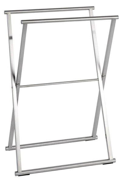 WENKO 22476100 - Stojan na ručníky LAVA 53,5x80,5 cm nerez/stříbrná