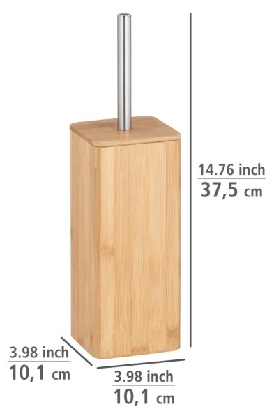 WENKO 24748100 - WC štětka BAMBUSA 10x37,5 cm hnědá