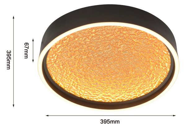 STROPNÍ LED SVÍTIDLO, 40/40/6,5 cm - Stropní svítidla