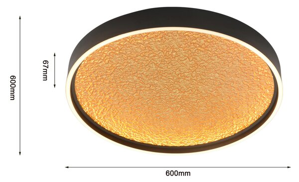 STROPNÍ LED SVÍTIDLO, 60/6,5 cm - Stropní svítidla