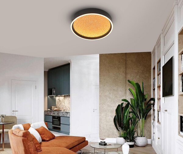 STROPNÍ LED SVÍTIDLO, 40/40/6,5 cm - Stropní svítidla