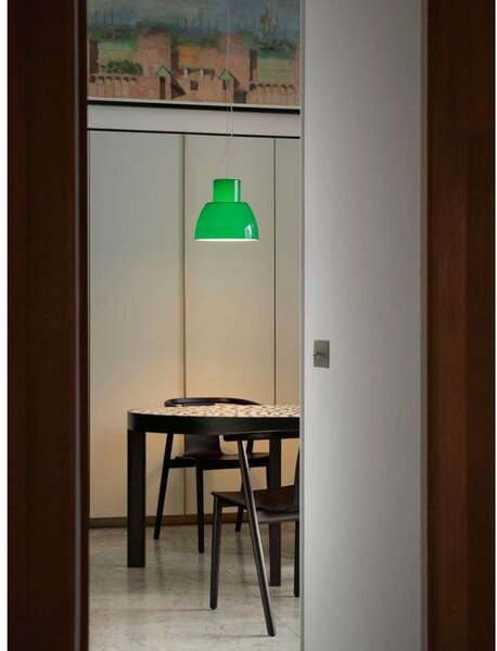 Závěsná svítidlo Nemo Lighting, stmívatelné, Zelená, Obývací pokoj, Sklo