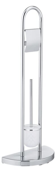 WENKO 16608100 - WC štětka COSENZA 33x84 cm lesk. chrom/satin