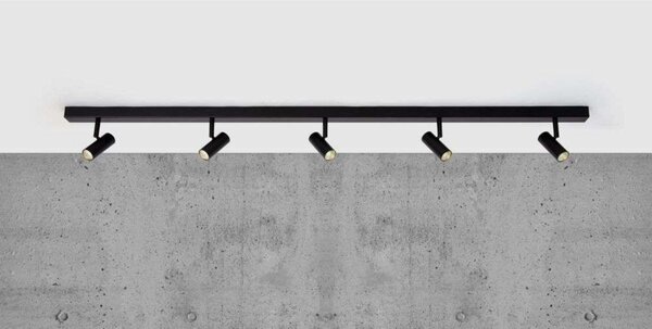 Stropní Lampa Nordlux, stmívatelné, Černá, Obývací pokoj, Plast