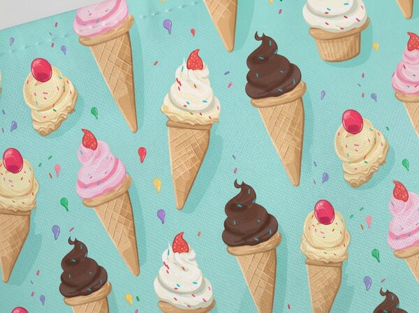 Skládací plážové lehátko SAND ICE CREAM, barevné