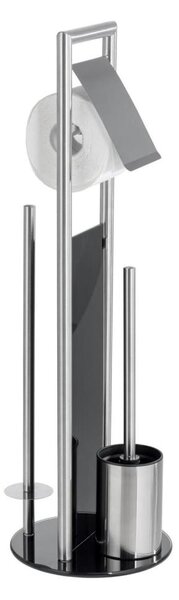 WENKO 24981800 - WC set RAVINA 20x70 cm nerez/stříbrná